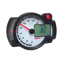 Tachometer / Thermometer Koso Rx2nr 0 - 16.000 RPM Met Shift Signaal