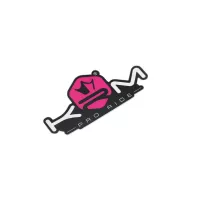 Sticker KRM Pro Ride Roze