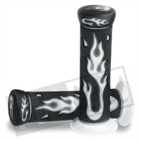 Handvatset Flame - Custom zwart grijs