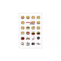 Stickerset Malossi Emoji 11X16,6CM