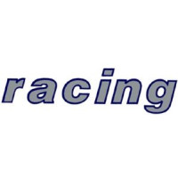Sticker set - Aprilia Racing Groot - 2stuks Chroom