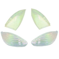 Knipperlichtglas Set - Peugeot Vivacity - Colorfull/Parelmoer