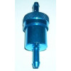 Benzinefilter - Aluminium - Blauw - 6 mm Aansluiting