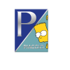 3D sticker/embleem  Vespa/Piaggio Bart Simpson