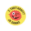 Sticker 95mm 2 Takt Kraft Ja Danke