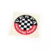 Sticker Vespa Racing Team 60mm